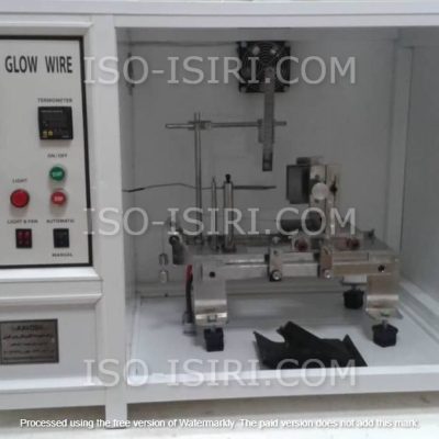 دستگاه گلو وایر (Glow Wire) برای آزمون حرارتی استاندارد با قابلیت دمای 1100 درجه، مطابق با استاندارد IEC